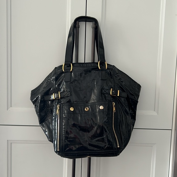 Gorgeous black patented leather YSL Downtown Tote pre loved 💕 - Picture 2 of 16
